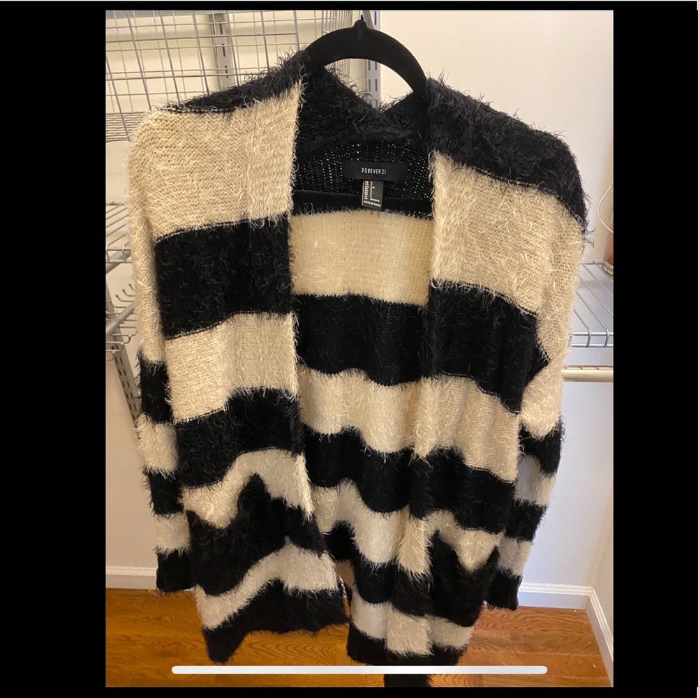 Forever 21 Striped Cardigan - $13